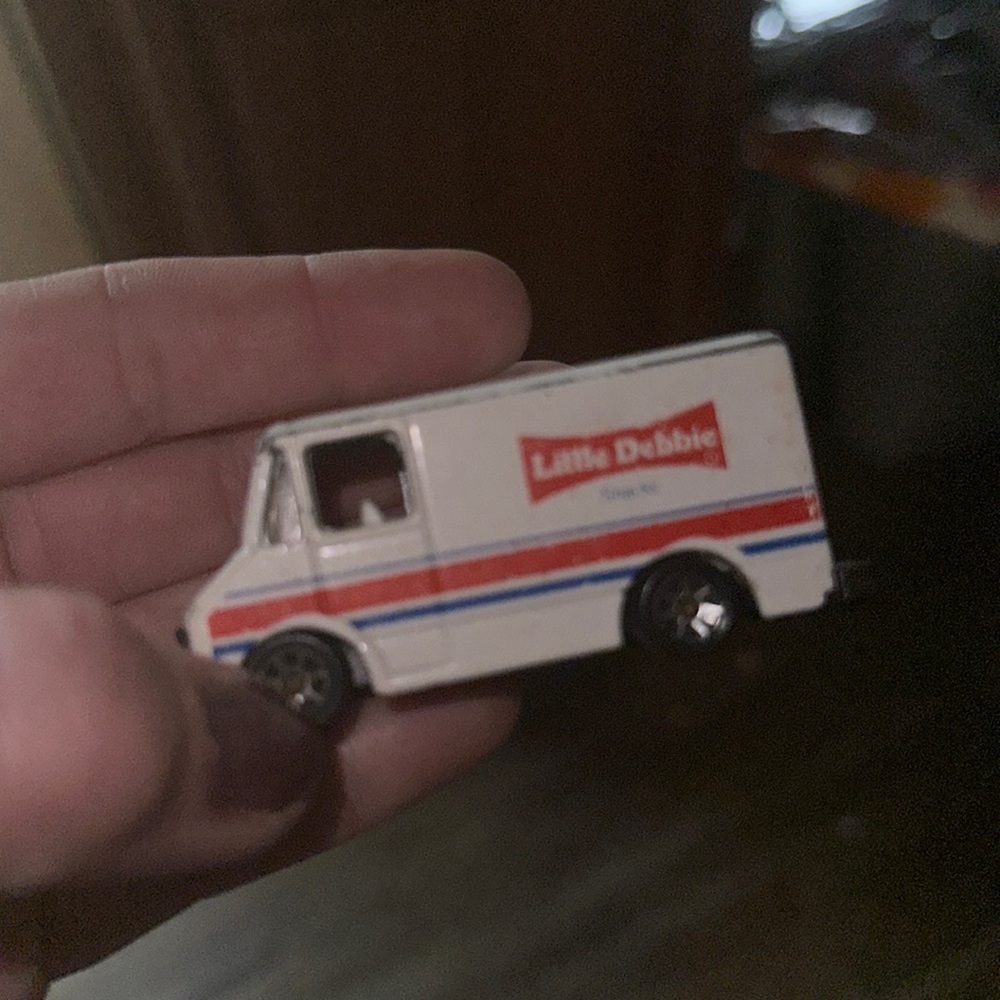 Little Debbie old vintage hot wheel truck so cool trunk opens